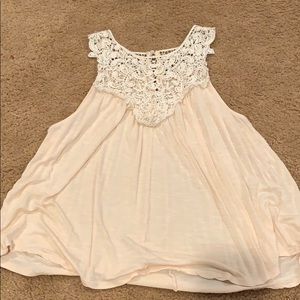 Lace tank top